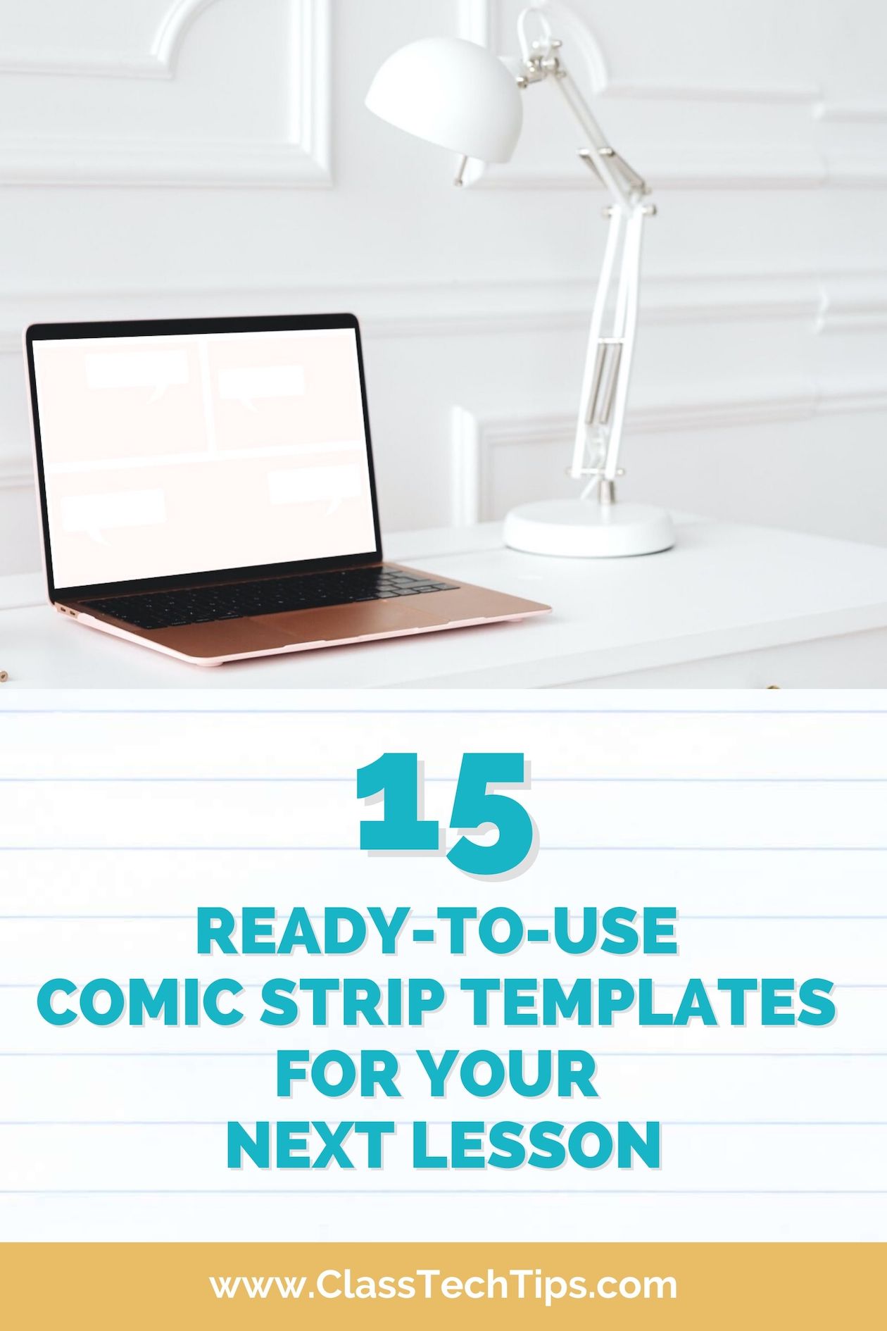 In hopes of helping “make EdTech easier” I created 15 ready-to-use comic strip templates for your next lesson.