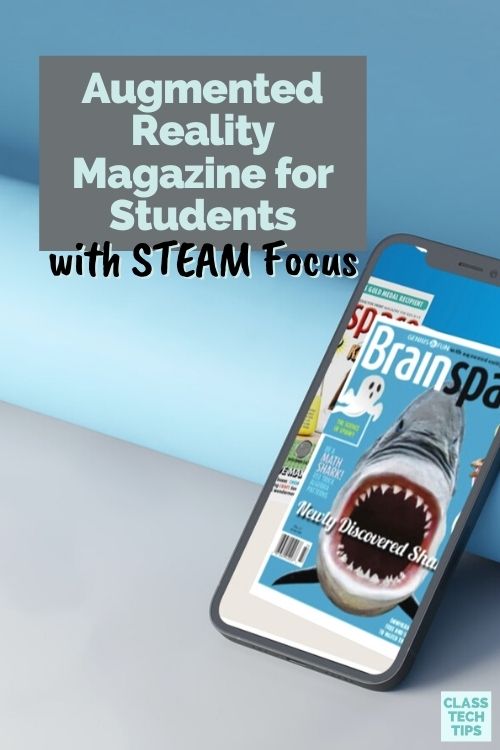 Brainspace is an augmented reality magazine designed specifically with kids and student readers of informational text.