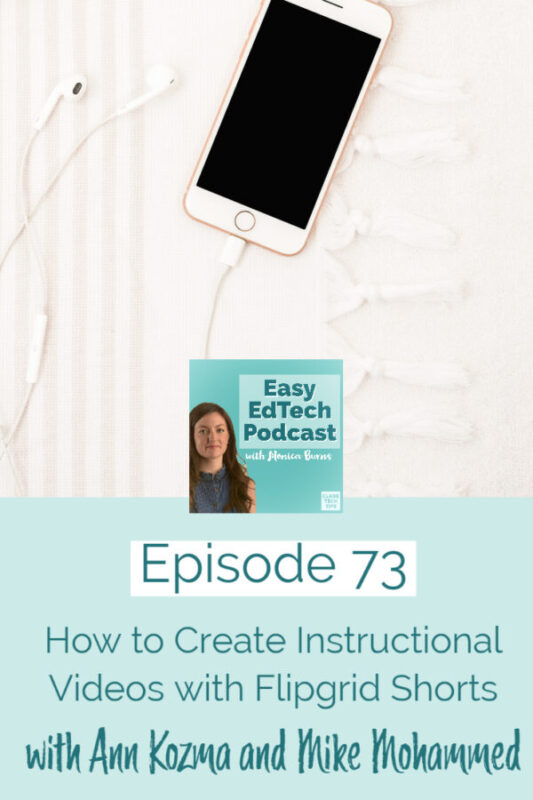 Learn best practices for how to create instructional videos, including planning, filming, and sharing. You’ll hear about the free and fantastic Flipgrid Shorts tool.