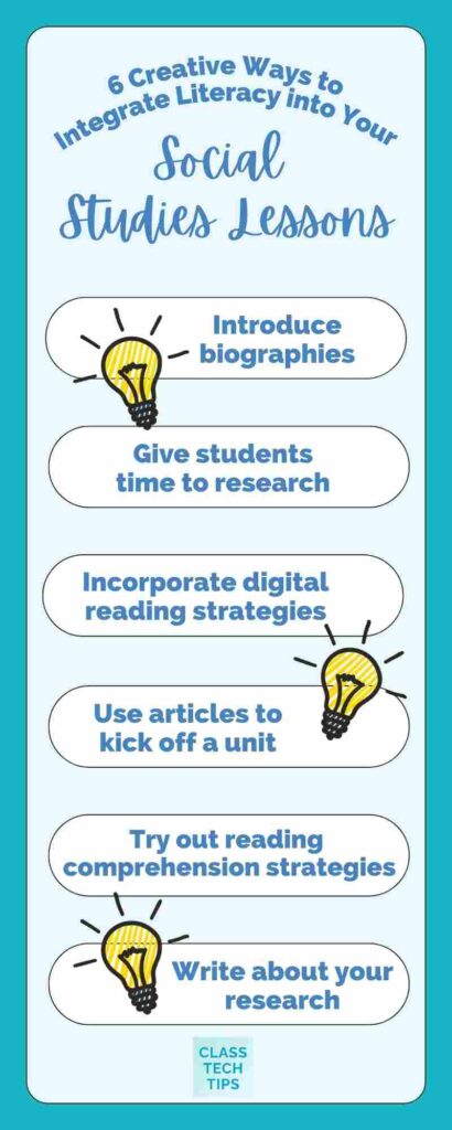 Social Studies Lessons - Infographic