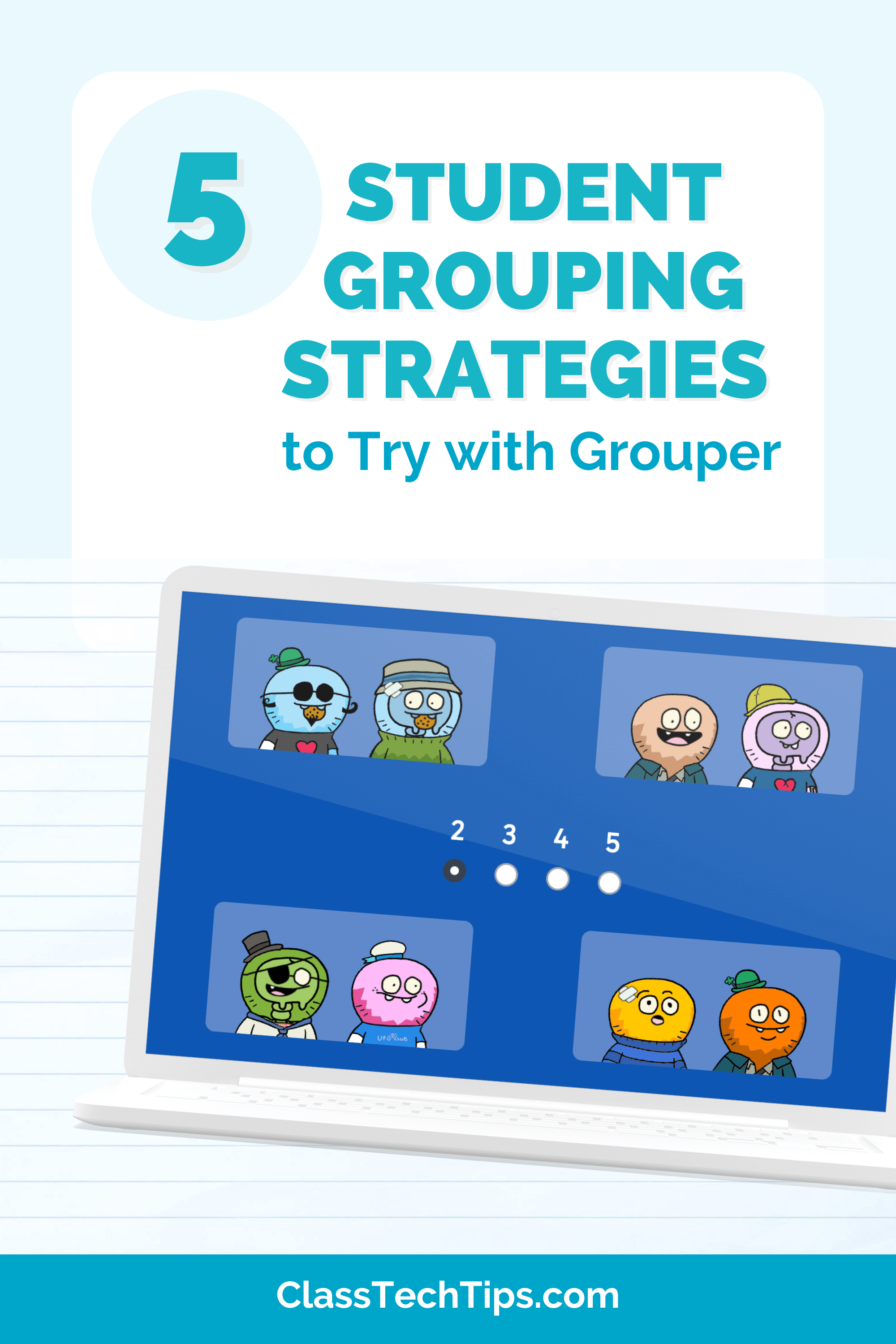 Discover 5 Student Grouping Strategies to try with Grouper, the EdTech tool that streamlines student collaboration and differentiation.