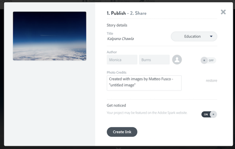 Classroom Tips for Biography Projects with Spark Page