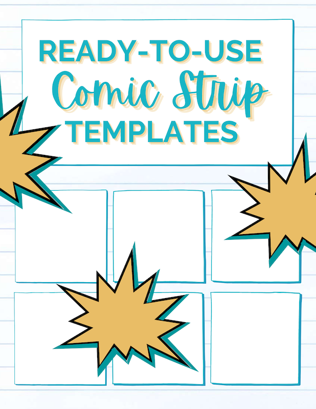 EdTech Comic Strip Templates for Teachers & Educators