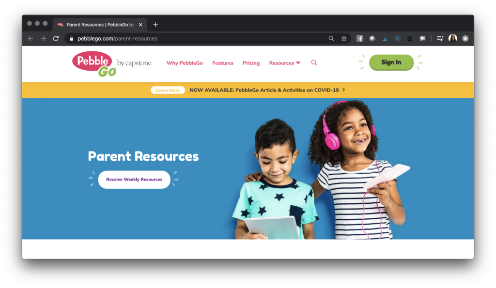 Learn how to access free eBooks for kids and share reading at home tips with families as they explore remote learning iniatives.