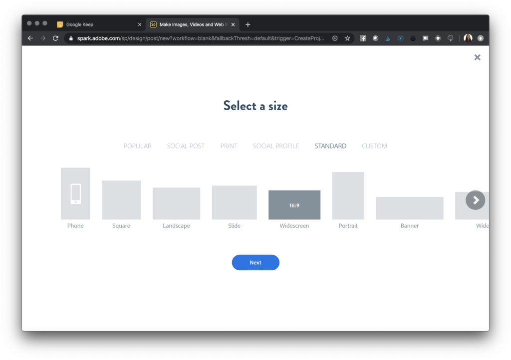 Learn how to make images for Google Keep using Adobe Spark Post. Follow these quick steps for staying organized this school year.