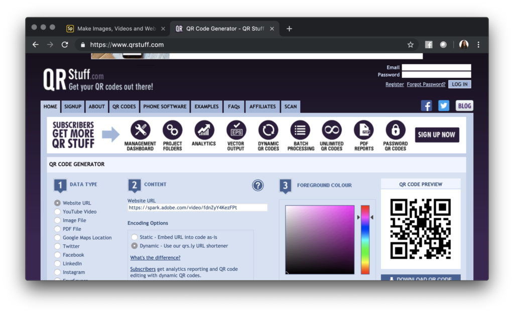 If you want to share Spark Videos with QR codes I have a step-by-step guide that can make this happen easily in your classroom.