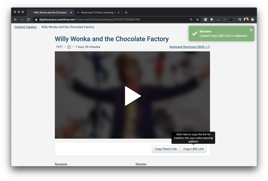 Learn how you can use Swank K12 Streaming to stream movies to students during remote learning initatives using this video platform for schools.