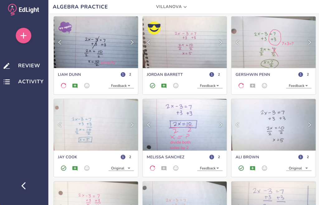 Learn how to use EdLight to review authentic student work products and give thoughtful feedback.