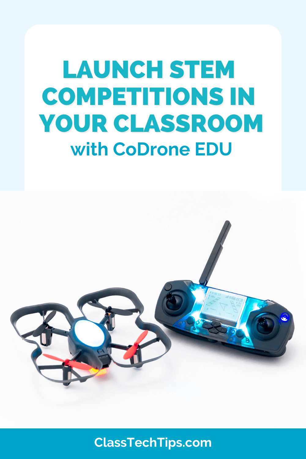 Launch STEM competitions in your classroom with CoDrone EDU—a drone designed for teaching coding and boosting engagement in STEM learning.