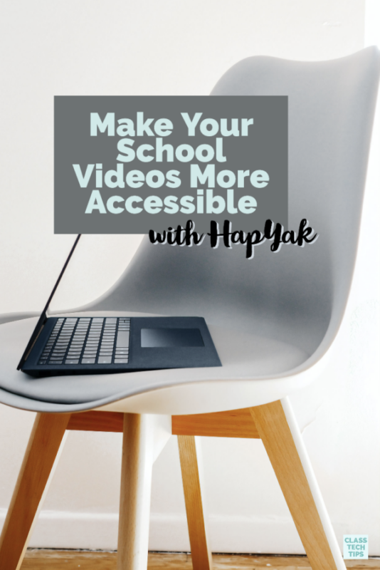 HapYak lets users upload school videos, add captions, place buttons on the screen, and so much more.