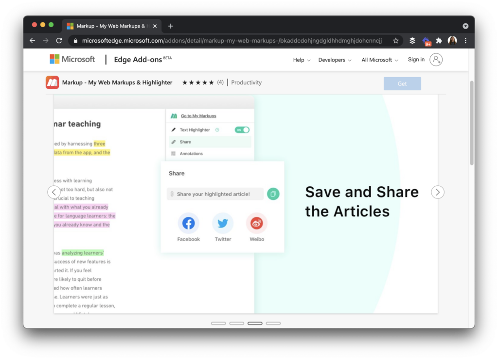 With the My Markup browser extension for Chrome and Microsoft Edge, you can view, highlight and share anything you come across on the web.