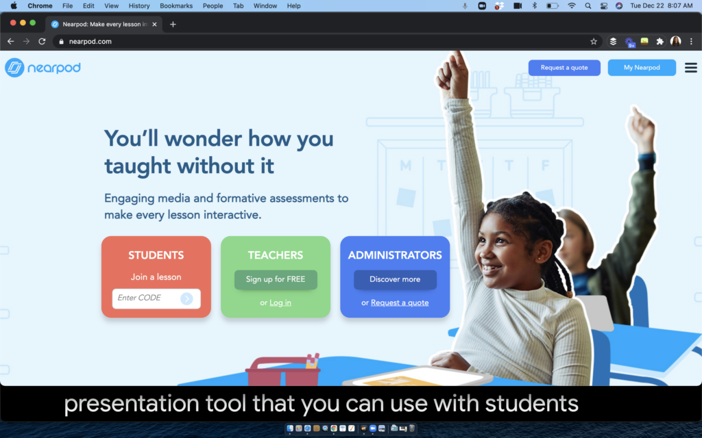 Learn how to add captions to any live video presentation.